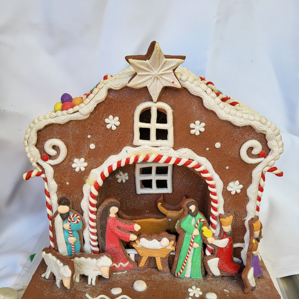 Kurt Adler  Gingerbread Nativity